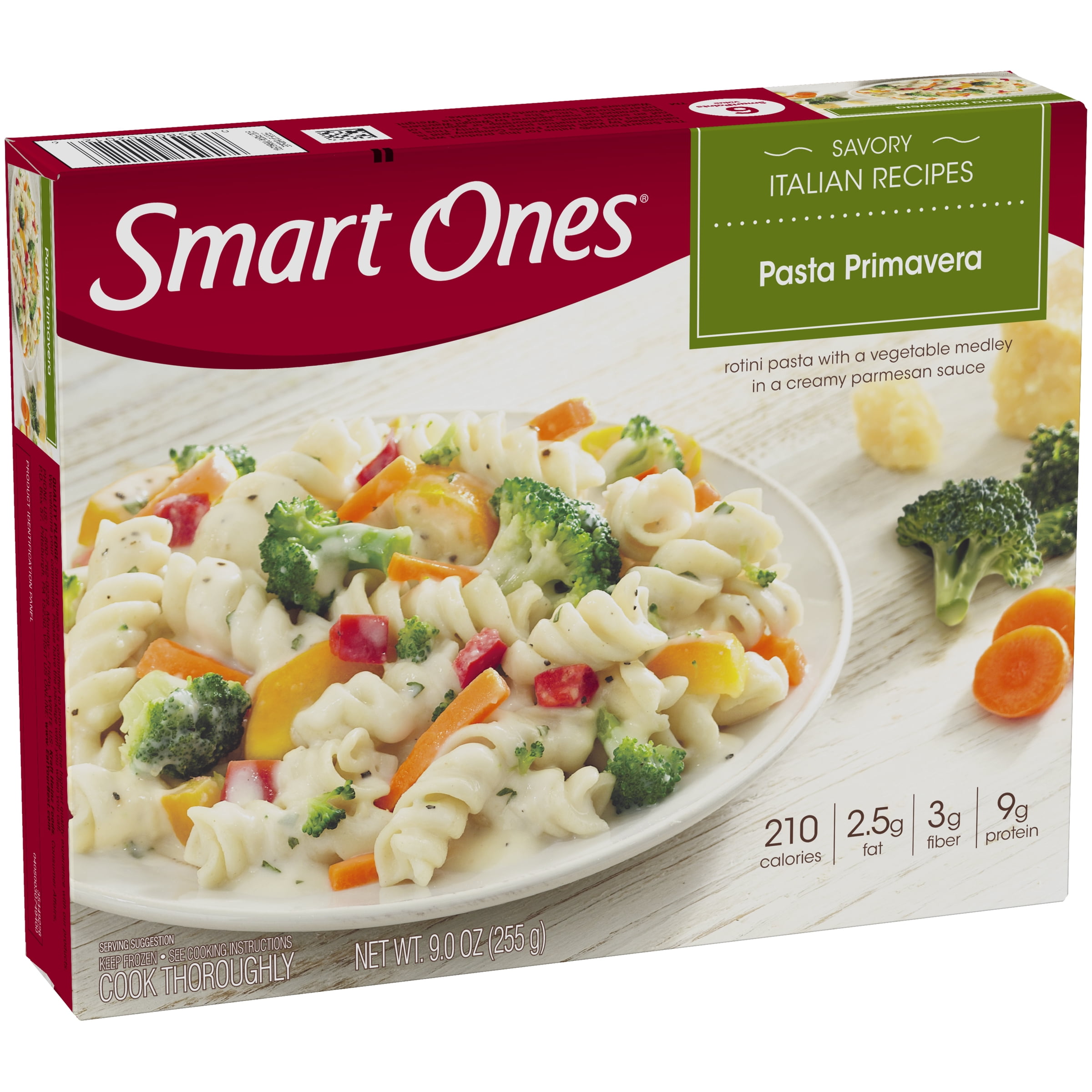 Smart Ones Pasta Primavera, Frozen Meal, 9 oz Box