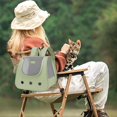 thumbnail image 4 of Wekity Pet Outing Backpack,Cat Backpacks for Carrying,Dog Carrier Backpack,Fully Ventilated Mesh Adjustable Portable Backpack,Pet Backpack for Traveling,Dog Carrier Bag for Hiking Walking Cycling-0619, 4 of 5