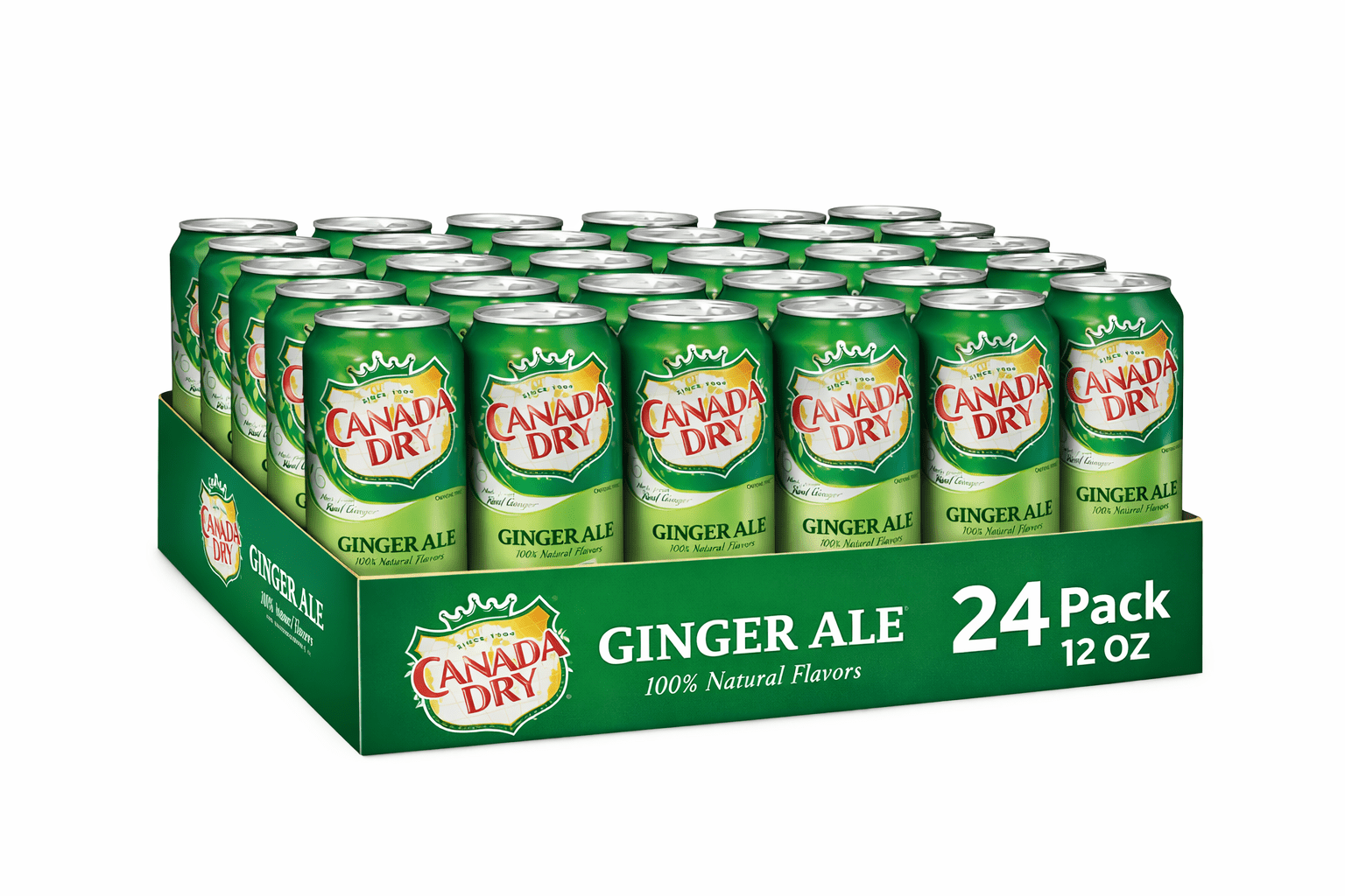 Canada Dry Fruit Splash Cherry Ginger Ale, 6 Pack, 2 Liter Bottles