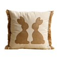 thumbnail image 1 of Easter Embroidery Decorative Pillow Cover Farmhouse Holiday for Spring Home, 1 of 5