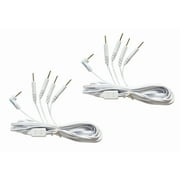 Tens Lead Wires - Port Doubler - Four 2mm Pin Connectors (2 Pack) - Discount Tens Brand