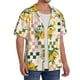 thumbnail image 2 of Balery Fruit Camisa Casual de Manga Corta con Botones para Hombre, Texturizada, Estilo Cubano, para Playa, Verano-3X-Large, 2 of 5