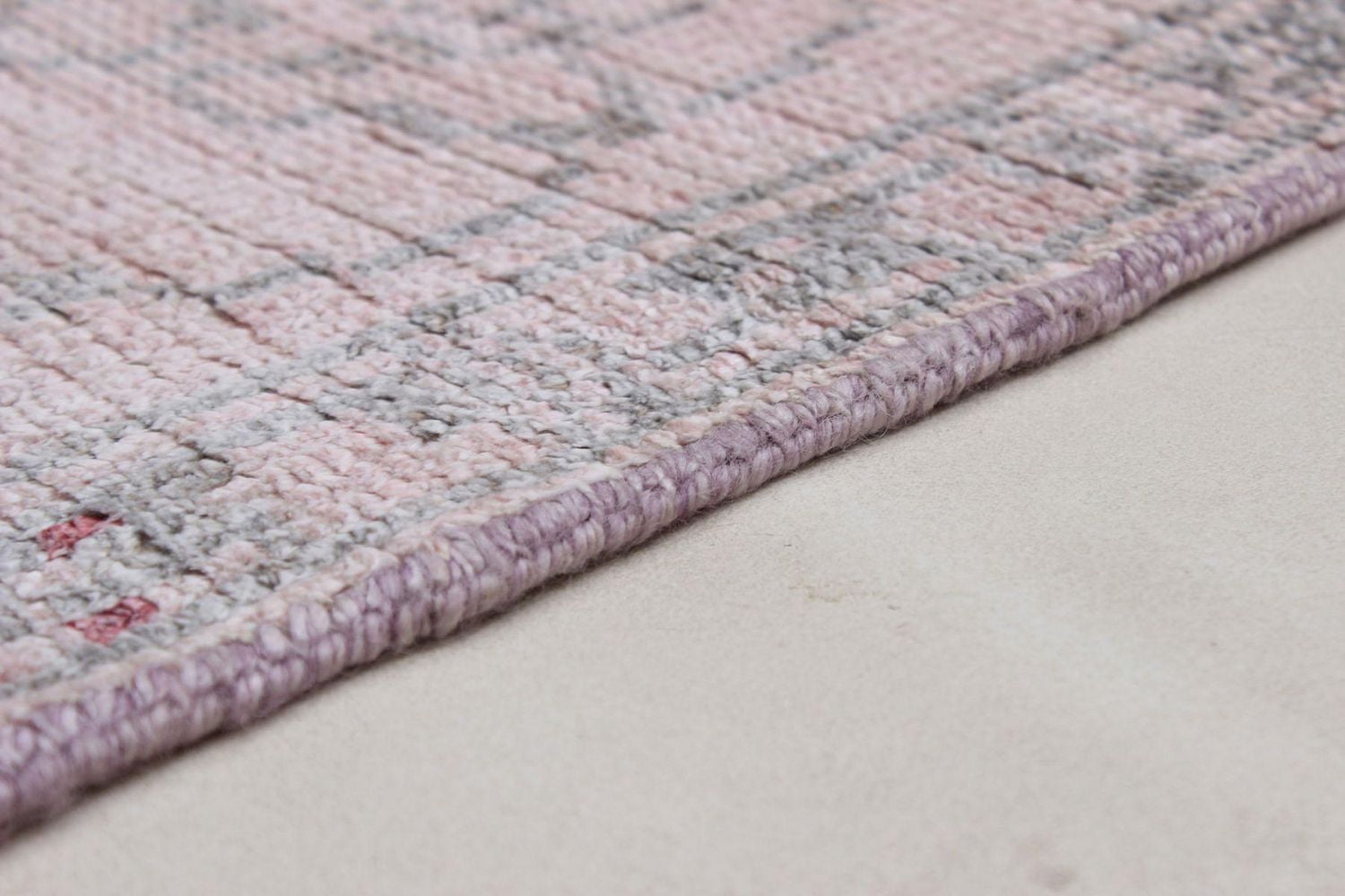 ECARPETGALLERY 5'0" x 8'2"  Casual Jules Oushak Hand-knotted Area Rug for Living Room, Dining Room and Bedroom in Grey