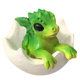 thumbnail image 1 of Huevos de Dragón Impresos en 3D, Juego de Manualidades para Decoración de Escritorio con Estatua de Dragón, un Regalo Único para Coleccionistas de Dragones Verde, 1 of 5