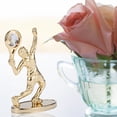 thumbnail image 5 of Matashi 24K Gold Plated Tennis Player Figurine Embellished with Crystals, Gift for Sports Fan, Desk Accessories, Trophy,, 5 of 7