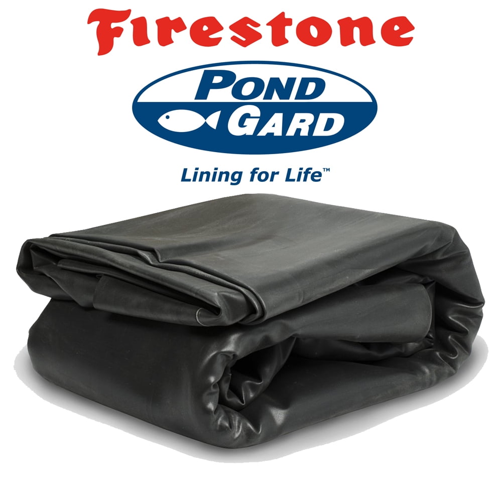 GORDON LOW FIRESTONE 50FT X  18FT 1MM RUBBER POND LINER WITH 20 YEAR GUARANTEE 
