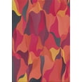 thumbnail image 1 of Ahgly Company Indoor Rectangle Patterned Red Abstract Area Rugs, 8' x 10', 1 of 6