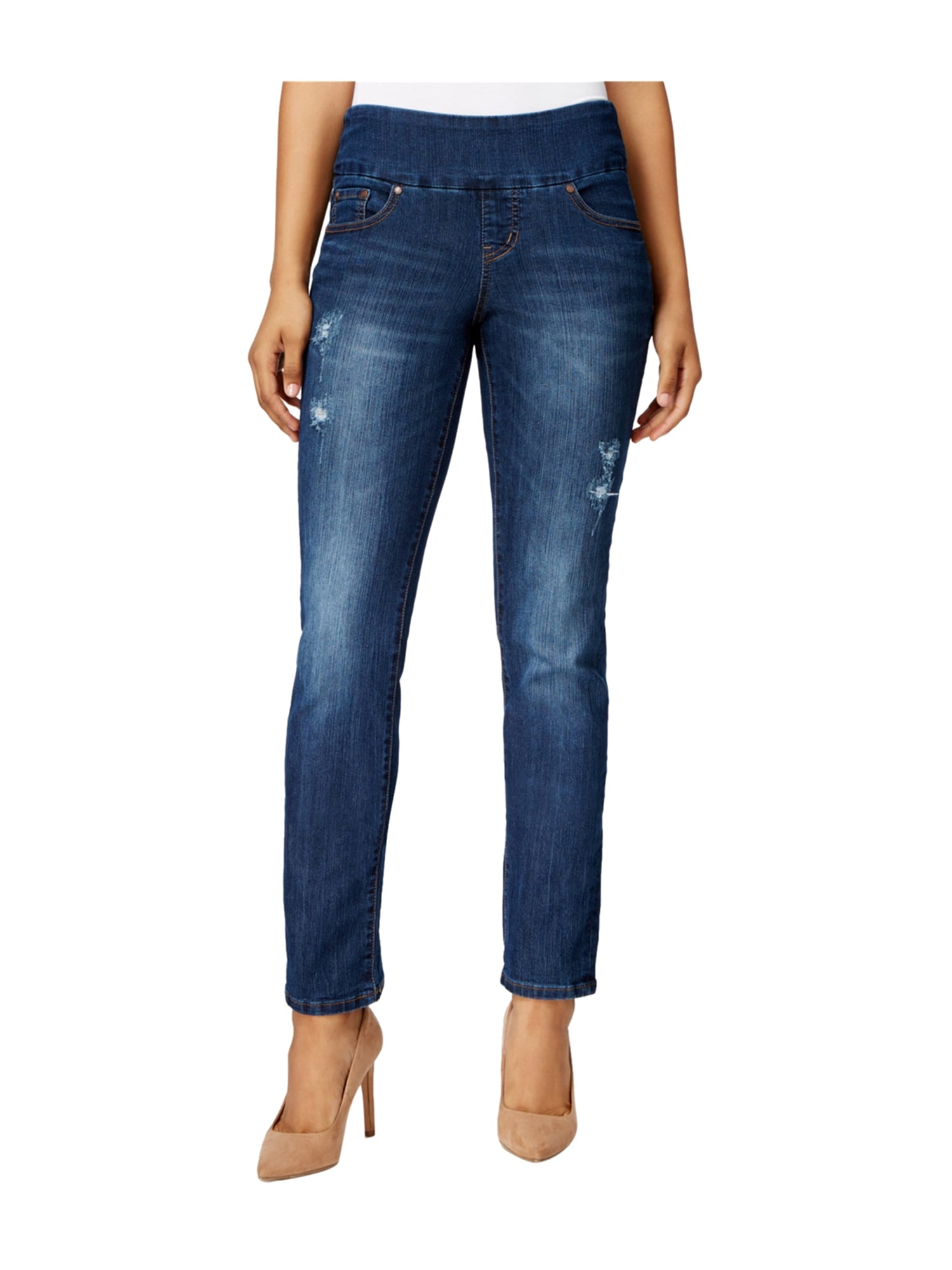 Jag Womens Pull-On Straight Leg Jeans indigo 10x33 | Walmart Canada