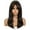 Brown, variant on UYUH Dark Brown High Temperature Silk Eight Figure B-angs Long Straight Hair Wig for Beautiful Women Girls Fashion Party C-osplay Wig