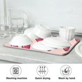 thumbnail image 7 of Yayeee Dish Drying Mat for Kitchen Counter Ultra Absorbent Easy Clean Pad 18x16", Cherries Pattern, 7 of 7
