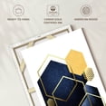 thumbnail image 6 of Elephant Stock Geometric Greek Odyssey Wall Art - Vertical Canvas Wall Art - Living Room Wall Decor - Abstract Canvas - Yellow And Blue Decor By Urban Epiphany - 20" x 30", 6 of 8