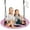 Pink, variant on CIPACHO 40" Saucer Tree Swing Round with Adjustable Ropes and Carabiners, Kids Swing Indoor Outdoor Play for Kids, Green