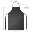 thumbnail image 2 of Nrnio 2 Pack Waterproof Rubber Vinyl Apron 40" Aprons for Men Heavy Duty Chemical Resistant Work Apron Extra Long Grilling Aprons with Adjustable Bib Apron for Dishwashing Lab Butcher Cooking Kitchen, 2 of 7