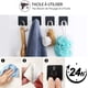 thumbnail image 4 of Gancho Adhesivo Negro De 4 Piezas,Gancho De Pared De Baño Máximo De 8 Kg,Acero Inoxidable,Soporte De Toalla con Gancho Autoadhesivo con Adhesivo para Familia Y Oficina 4 Piezas,Negro, 4 of 4