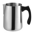 thumbnail image 1 of Milk Frothing Pitcher Stainless Steel Milk Frother Cup with Plastic Handle, 1 of 10