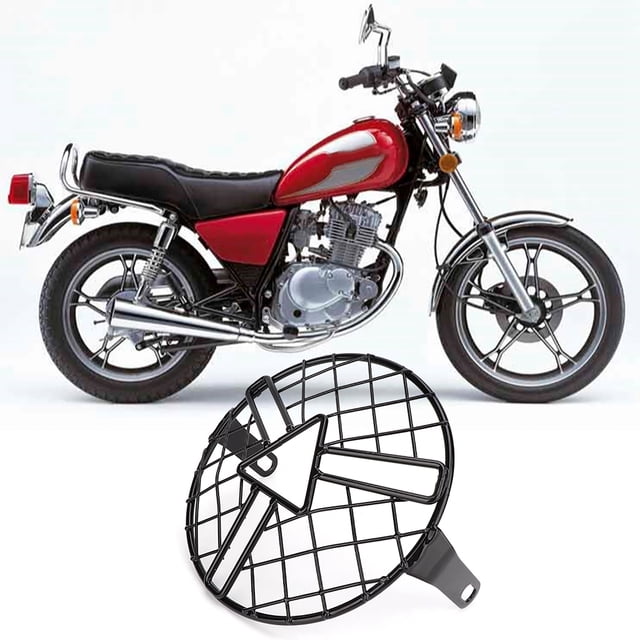 Headlight Guard Cover Motorcycle Headlamp Cover Headlight Grille Cover Motorcycle Headlight Guard For Motorcycle