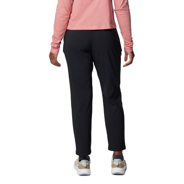 Pantalón Columbia All Seasons para mujer, color negro, talla L, largo