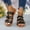 Black, variant on ATENAR Womens Sandals Summer Beach Women Sandals Fashion Shoes Women Black 6
