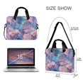 thumbnail image 3 of FORMRS 16" Laptop Bag Carrying Sleeve Case with Handle Travel Shoulder Briefcase, Pink Marble Pattern, 3 of 8