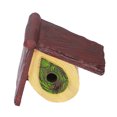 thumbnail image 1 of Casa para pájaros colgante, casa para pájaros de resina para jardín, casa nido para pájaros, confiable y duradera, 1 of 12