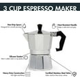 thumbnail image 2 of Primula Aluminum 3 Cup Stovetop Espresso Maker, 2 of 8