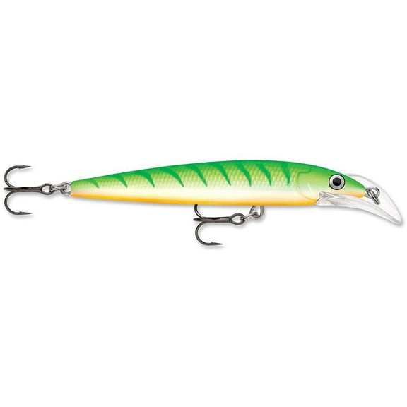 Rapala SCRDHJ10GTU Scatter Rap Deep Husky Jerk Fishing Lure 10 Green Tiger UV 4"
