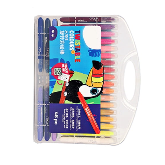12/24/36/48 Colors Twistable Crayon for Coloring Crayon Oil Painting Waxes Crayon