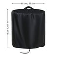 thumbnail image 3 of 29.1x23.6 Inch Heavy Duty Fireplace Cover, Fireplace Stove Protector with Drawstring for Indoor Outdoor Use, Dust Cover with for Home Patio and Camping, 3 of 6