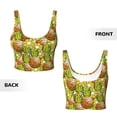 thumbnail image 5 of Picia Tropical Summer Fruit Sports Bra for Women,Padded Strappy Sports Bras Medium Support Yoga Bra with Removable Cups,Running Yoga Bra-Large, 5 of 9