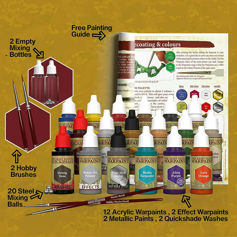 The Army Painter Hobby Kit Tools & Model Paint Set for Miniature Painting
