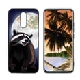 thumbnail image 1 of Compatible with LG X4 Phone Case, raccoon-animal252 Case Silicone Protective for Teen Girl Boy Case for LG X4, 1 of 1