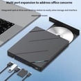 thumbnail image 3 of Multifunctional External CD DVD Burner Player Mobile Optical Drive Box USB 3.0 Type-C Interface ,Widely Use, 3 of 6