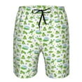 thumbnail image 3 of Logiee Frogs Jumping Print Mens Swim Trunks Quick Dry Board Shorts,Breathable Hawaii Beach Shorts Swimwear Bathing Suits-Medium, 3 of 6