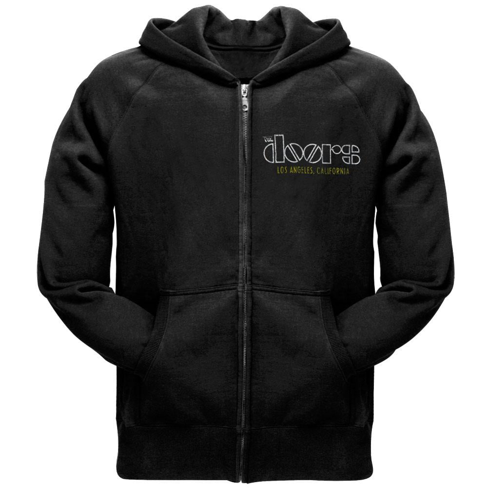 The Doors Doors Los Angeles Black Zip Hoodie Small Walmart Com
