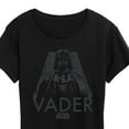 thumbnail image 3 of Star Wars - Grey Mono Darth Vader - Women's Short Sleeve Classic Fit Tee, 3 of 5