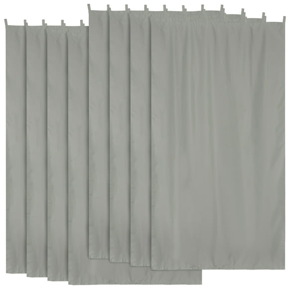 Yescom 54"x120 Pouces Rideau Extérieur Drapé à Pattes UV30+ pour Patio Pergola Cour Arrière 8 Pcs