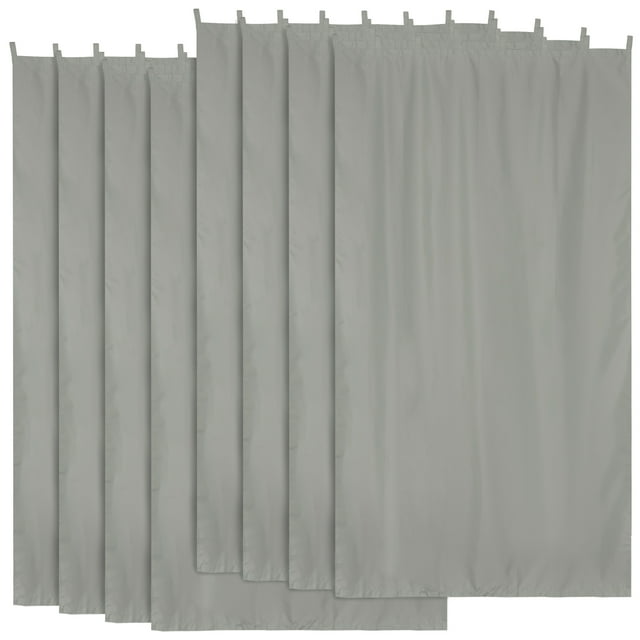 Yescom 54"x120 Pouces Rideau Extérieur Drapé à Pattes UV30+ pour Patio Pergola Cour Arrière 8 Pcs