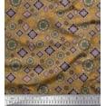 thumbnail image 1 of Soimoi Rayon Fabric Ikat & Mandala Kaleidoscope Fabric Prints by Yard 56 Inch Wide, 1 of 1