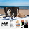 thumbnail image 5 of Daiia Ruins Tiger Warrior Beach Travel Bag - Water-Resistant Beach Bag, Lightweight Tote with 7 Pockets for Women and Men - Gym,Pool,Camping,Reusable Grocery Bag, 5 of 7