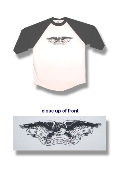 deftones raglan