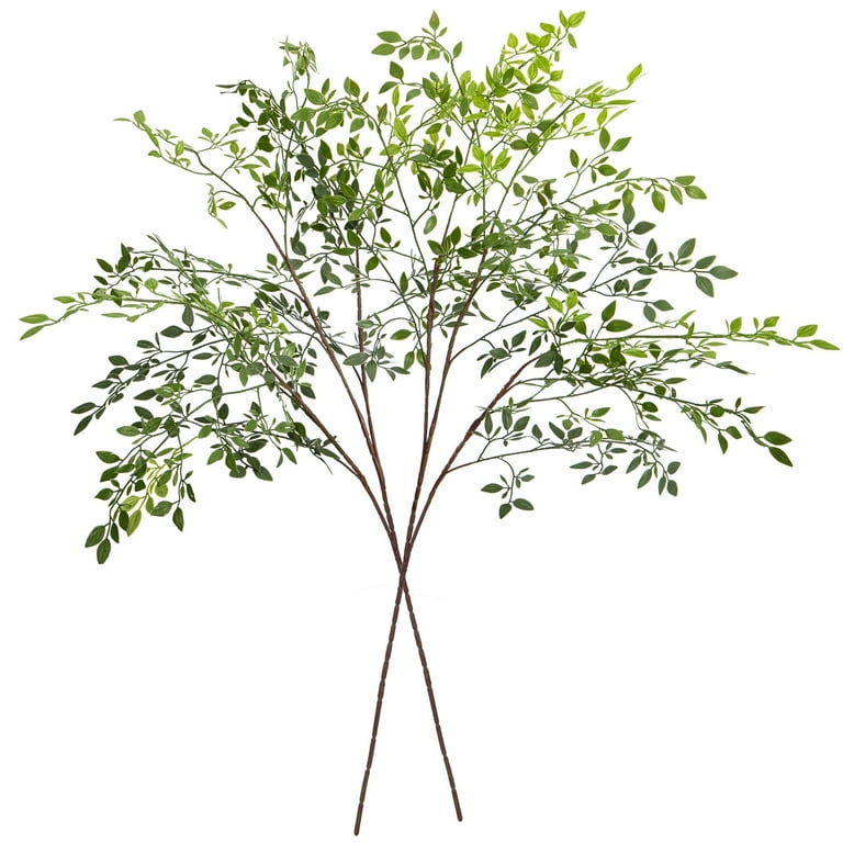 Scidweet 2-Pack Artificial Nandina Faux Plant Stems, 43.3" photo 4