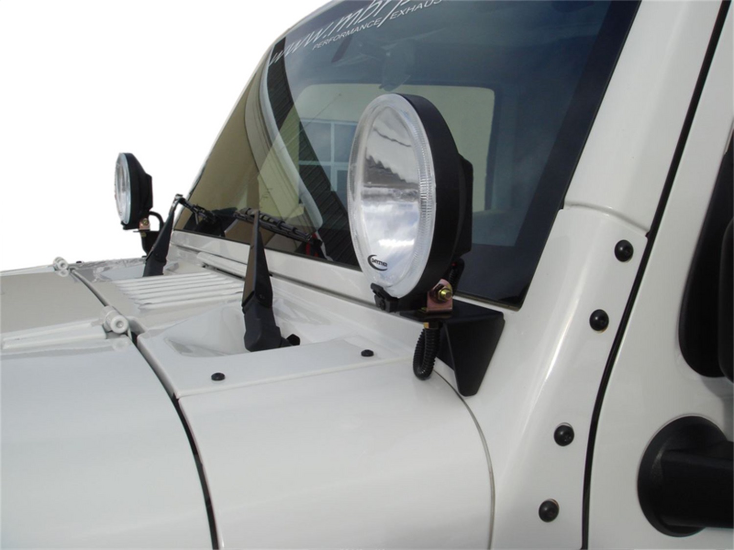 MBRP 2007-2009 Jeep Wrangler JK Windsheild Light Bracket