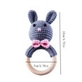 thumbnail image 4 of Adorable Hand-Knitted Easter Baby Toys - Soothing Rattle, Bell Ring & Hand Shaker, 4 of 4