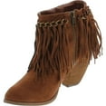 thumbnail image 2 of Not Rated Womens Mohegan Fringe Booties, 2 of 4