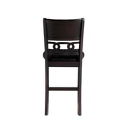 New Classic Furniture Gia 5-Piece Transitional Wood Counter Set in Ebony