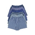 thumbnail image 4 of ToBeInStyle Men's Classic Multicolor Boxer Briefs In 3 Or 6 Pack, 4 of 4