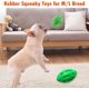 thumbnail image 4 of Pelota de goma resistente al desgaste antimordeduras para perros, juguete de rugby para perros, verde, 4 of 5