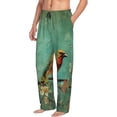 thumbnail image 6 of Disketp Retro Birds Men's Pajama Pants - Ultra Soft Fleece Sleep and Lounge Pants (Size: S-XXL)-, 6 of 6
