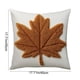 thumbnail image 3 of Seyotauo Fall Pillow Covers 18x18 Pumpkin and Maple Leaf Fall Decor Pillowcase Linen Autumn Thanksgiving Decorative Outdoor Throw Pillow Covers Warm Tones Farmhouse Cushion Case for Couch Home, 3 of 6