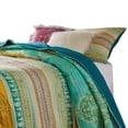thumbnail image 3 of Dora 3 Piece Bohemian Full Quilt Set, Medallion, Paisley, Blue, Green, 3 of 6